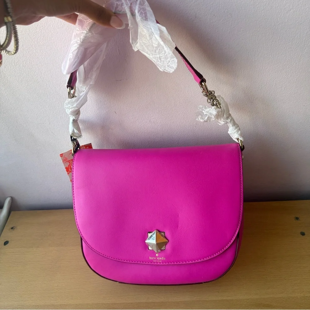 Brand New With Tags Women’s Hot Pink Kate Spade Shoulder Bag